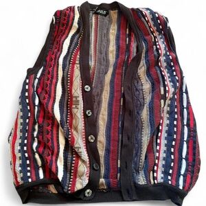 Multi-coloured knit Cardigan